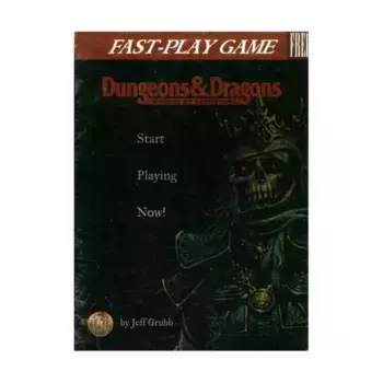 Fast-Play Game - The Ruined Tower, Advanced Dungeons & Dragons (2nd Edition) - Modules & Adventures, мягкая обложка