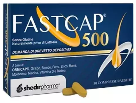 Fastcap 500 Добавка для волос 30 таблеток Здоровье волос Shedir