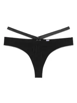 Fatale tanga bikini bottom Maison Close, черный