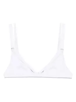 Fatale треугольный бикини-топ Maison Close, белый
