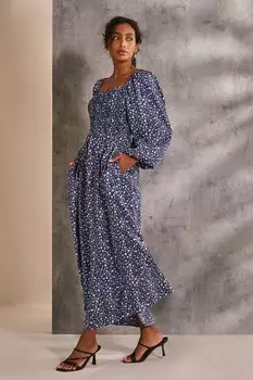 Fatface mark maker платье миди Fat Face, синий