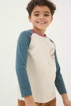 Fatface продолжает катать футболку в трикотаже Fat Face, белый