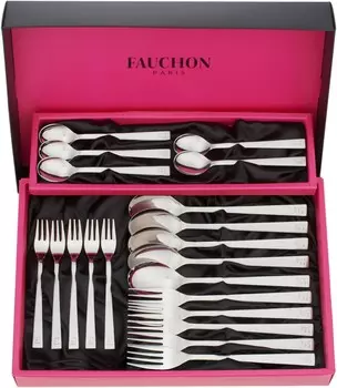 FAUCHON FA20-D20 Десертная столовая ложка, вилка, набор столовых приборов из 20 предметов