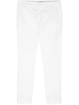 Fay брюки Capri прямого кроя, белый