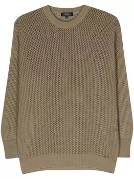 Fay джемпер рыхлой вязки, зеленый