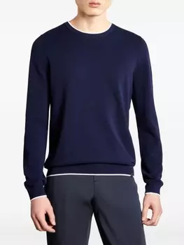 Fay джемпер с круглым вырезом, синий