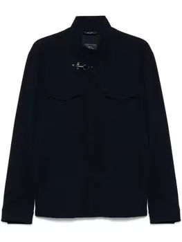 Fay фактурный жакет, синий