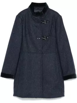 Fay Kids пальто в мелкую точку, синий