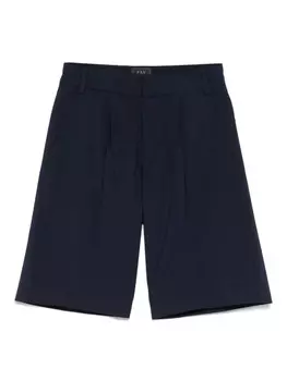 Fay Kids шорты со складками, синий