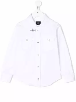 Fay куртка на кнопках, белый