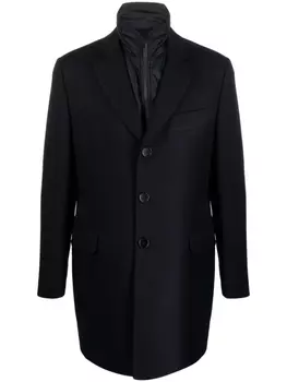 Fay многослойное пальто, синий