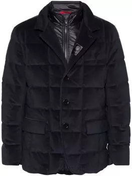 Fay многослойный пуховик, синий