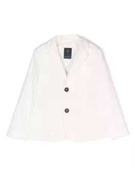 Fay однобортный пиджак, белый