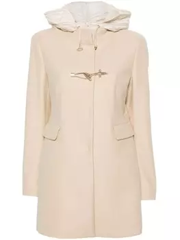 Fay пальто с застежкой-молнией, нейтральный цвет