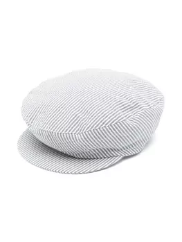 Fay панама в полоску, нейтральный цвет