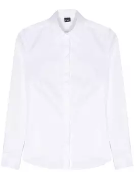 Fay приталенная рубашка, белый