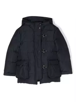 Fay пуховик 3 Ganci с капюшоном, синий