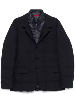 Fay пуховик с двойным передом, синий