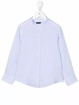 Fay рубашка на пуговицах, синий