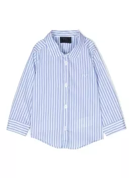 Fay рубашка в полоску, белый