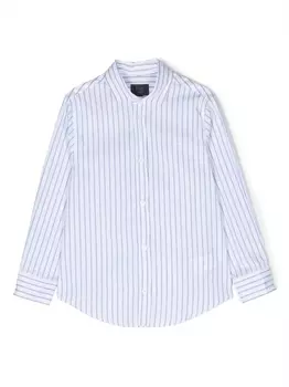 Fay рубашка в полоску, белый