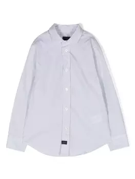 Fay рубашка в тонкую полоску, белый