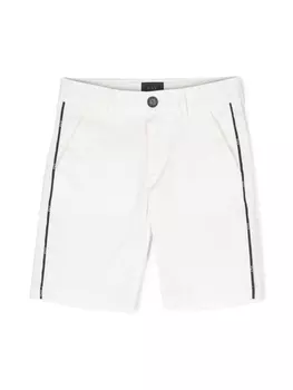 Fay шорты чинос с логотипом, белый