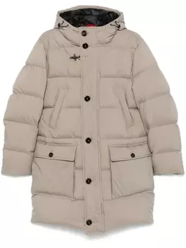 Fay стеганая парка, коричневый