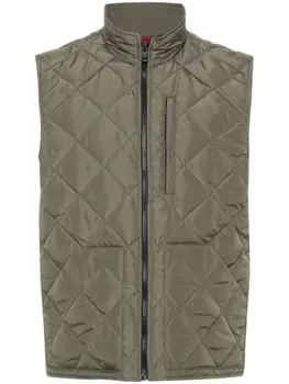 Fay стеганый жилет, зеленый