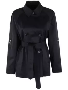 Fay тренч с поясом, синий