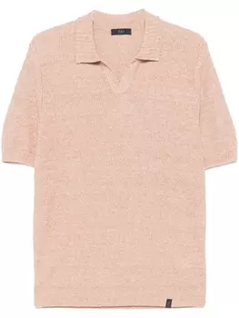 Fay трикотажная рубашка поло, нейтральный