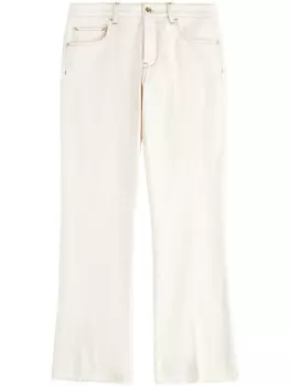 Fay укороченные джинсы, белый