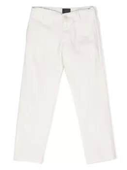 Fay узкие брюки чинос, белый