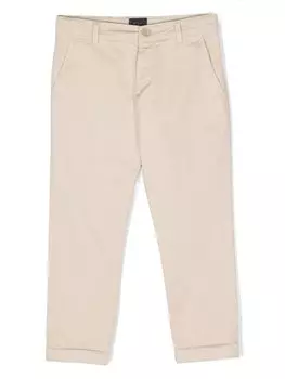 Fay узкие брюки, нейтральный цвет