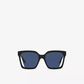 FE40085I солнцезащитные очки из ацетата в квадратной оправе Fendi, черный