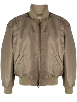 Fear Of God бомбер из смесовой шерсти, зеленый