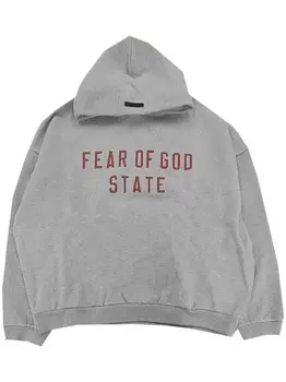 FEAR OF GOD ESSENTIALS флисовое худи, серый