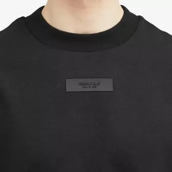 Fear of God Essentials Футболка с длинными рукавами и весенней биркой, черный