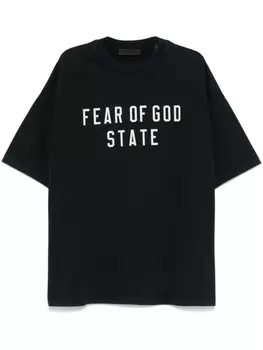FEAR OF GOD ESSENTIALS футболка с логотипом, черный
