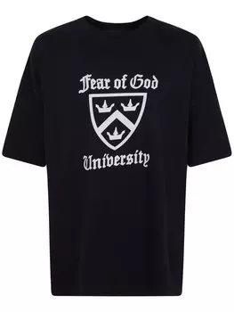 FEAR OF GOD ESSENTIALS футболка с принтом, черный