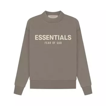 Fear of God Essentials Kids Essentials с круглым вырезом, темно-серо-коричневый