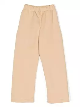 FEAR OF GOD ESSENTIALS KIDS спортивные брюки с кулиской и логотипом, серый