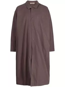 FEAR OF GOD ESSENTIALS однобортное пальто, коричневый