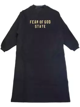 FEAR OF GOD ESSENTIALS платье с логотипом, черный