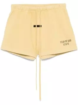 FEAR OF GOD ESSENTIALS шорты с логотипом, желтый