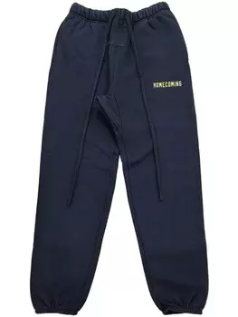 FEAR OF GOD ESSENTIALS спортивные брюки с надписью, черный