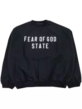 FEAR OF GOD ESSENTIALS толстовка с логотипом, черный