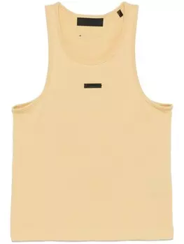 FEAR OF GOD ESSENTIALS топ с логотипом, желтый