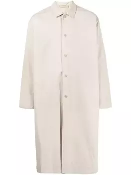 FEAR OF GOD ESSENTIALS тренч на пуговицах, серый