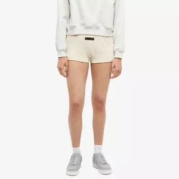 Fear of God Essentials Велюровые шорты, белый